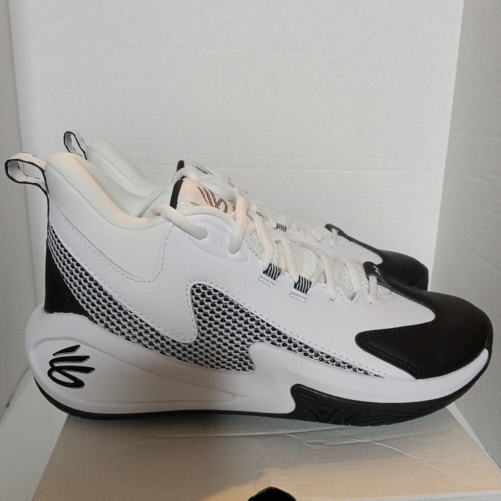 Men's‎ Basketball Shoes Size 9 Under Armour Curry 3Z 25 White Black Sneakers